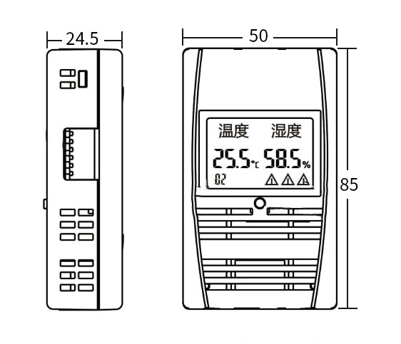 SPD-HT485_D機架溫濕度傳感器，機架溫濕度傳感器